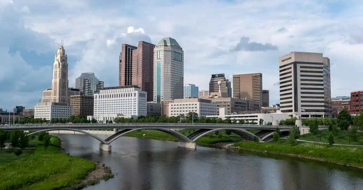 Downtown Columbus and the Scioto Mile